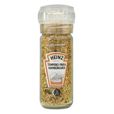 Tempero Br Spices Para Hambúrguer Heinz Com Moedor 90g 
 