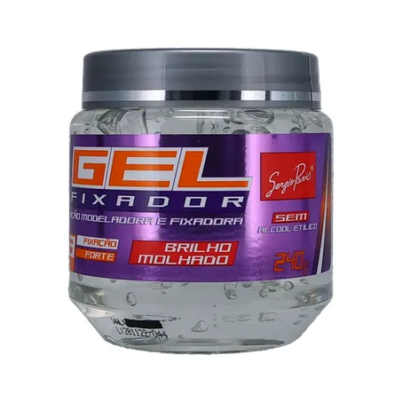 Gel fixador sergio paris brilho m.forte 240g 360-2