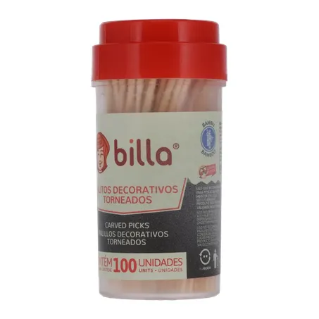 PALITO BILLA TORN C/PALITEIRO 100UN 360-3