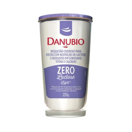 REQUEIJAO DANUBIO CREMOSO ZERO LACTOSE 220G