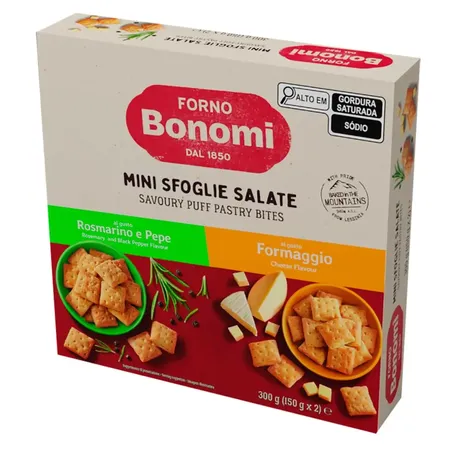 Bisc Ita Bonomi Tomate E Oregano Folhado 150G