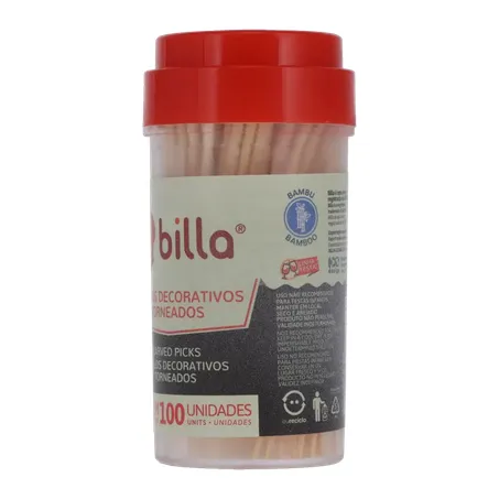 PALITO BILLA TORN C/PALITEIRO 100UN 360-5