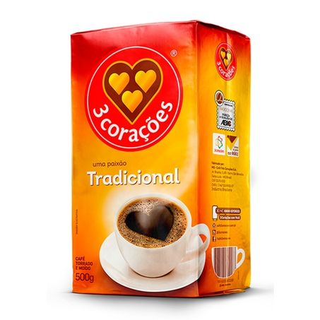 Cafe 3 coracoes tradic.tor.moido 500g