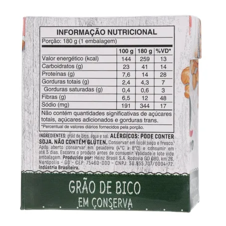 Grao de bico quero 180g 360-19