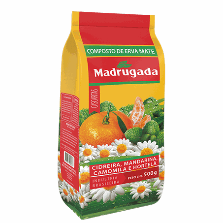 Composto de erva mate madrugada 500g cascarita