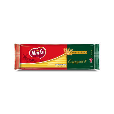 Macarrão Ninfa Sêmola Espaguete 8 1kg 
 