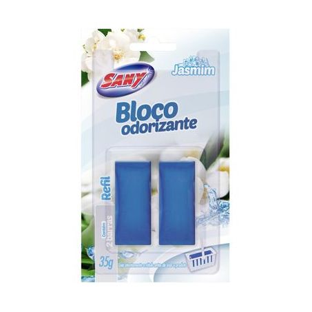 REFIL BLOCO ODORIZANTE SANY 35G JASMIM C/2