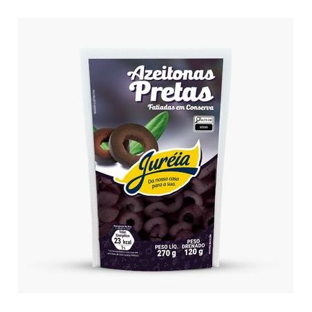 Azeitona preta fatiada juréia 120g