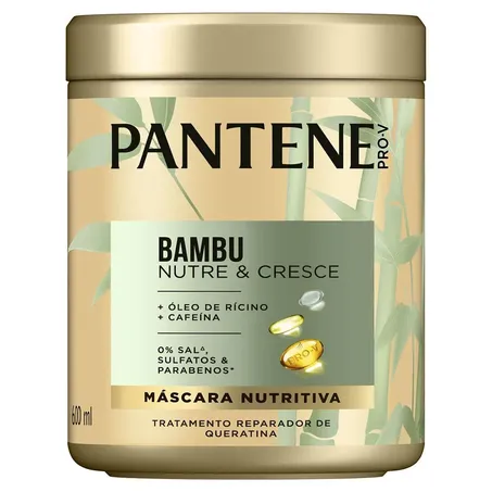 Cr Tratamento Pantene 600ml Bambu