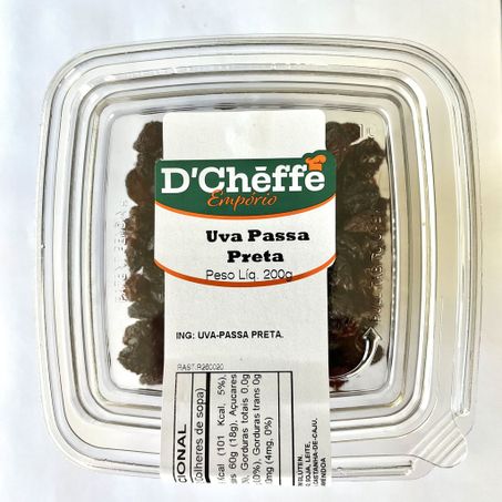 UVA PASSA PRETA EMPÓRIO D'CHEFFE POTE 200G