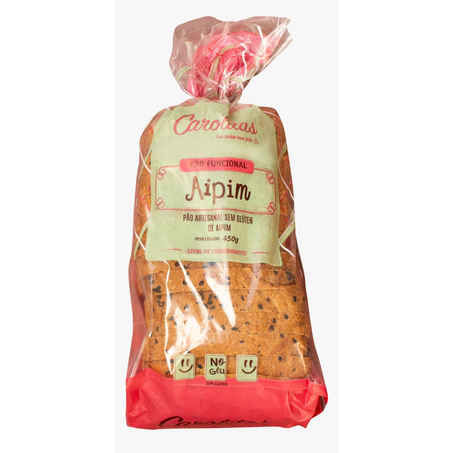 Pão de aipim carolitas cg 450g