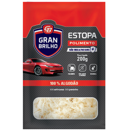 Gran brilho estopa de polimento automotivo 200g