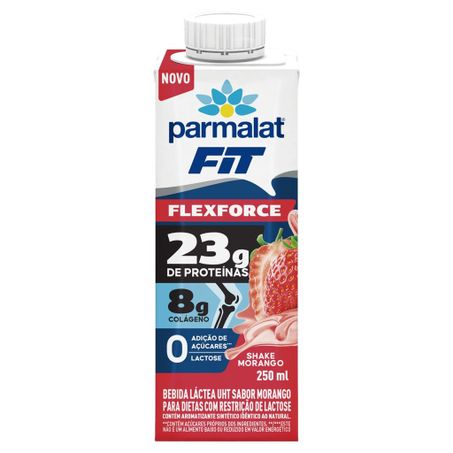 BEBIDA LÁCTEA PARMALAT 23G FLEXFORCE MORANGO 250ML