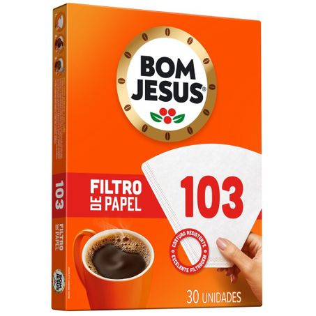 Filtro papel bom jesus 103 c/30 cx
