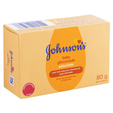 SABONETE JOHNSONS BABY GLICERINADO 80G