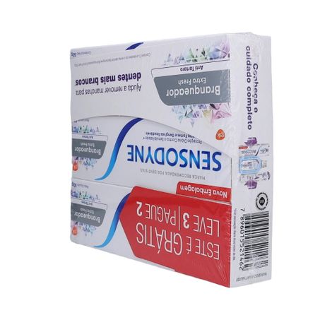 Creme Dental Sensodyne 50g Lv3 Pg2 Branqueador Extra Fresh 360-23