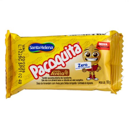 PAÇOQUITA COM AVEIA 18G