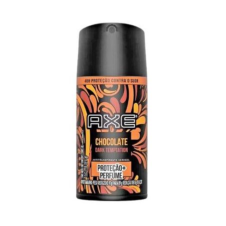 Antitranspirante Aerosol Axe Chocolate 48H de Proteção Frasco Spray 150ml