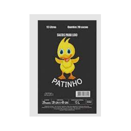 Patinho-saco lixo 15l
