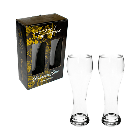 Conjunto de copo kz top home beer premium c/2