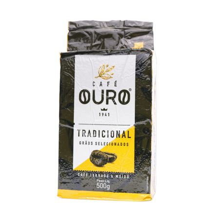 CAFÉ PÓ OURO VÁCUO TRADICIONAL 500G 360-2