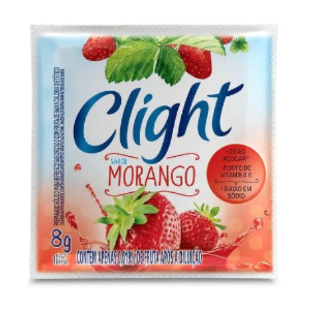 Refresco po clight morango 8gr