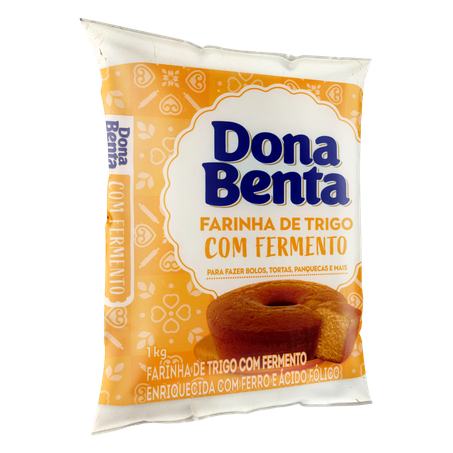 FARINHA DE TRIGO COM FERMENTO DONA BENTA 1KG 360-2