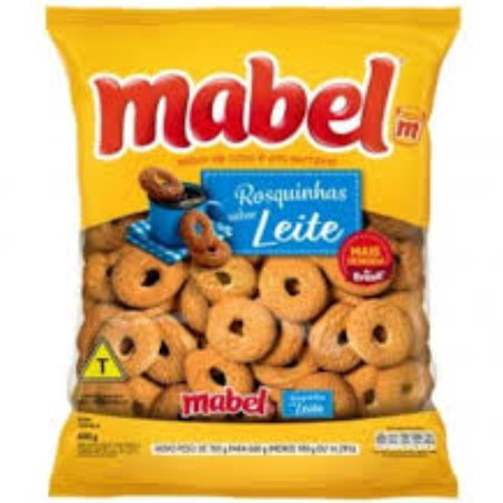 Biscoito rosquinha mabel 600g leite