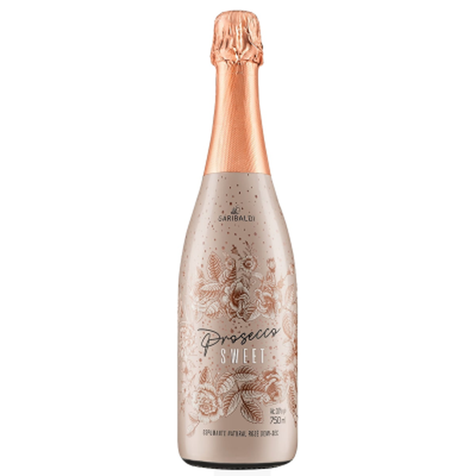 Espumante garibaldi prosecco sweet rosé 750ml
