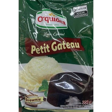 Mistura para Bolo Orquídea tipo Brownie e Petit Gateau Pacote 350gr
