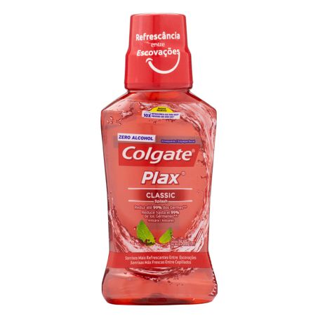 ENXAGUANTE BUCAL ANTICÁRIE ZERO ÁLCOOL CLASSIC COLGATE PLAX