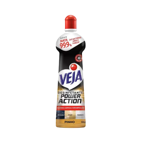 Desinfetante Veja Power Action Pinho Squeeze 500ml 
 