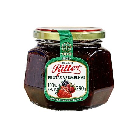 GELEIA RITTER 100% FRUTAS VERMELHAS VIDRO 290G