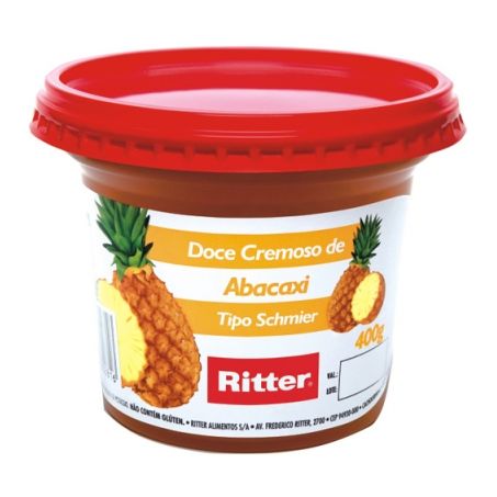 Doce Cremoso de Abacaxi Ritter Embalagem 400G