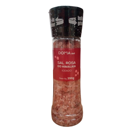 Sal Rosa do Himalaia Doma Grosso com Moedor 390g