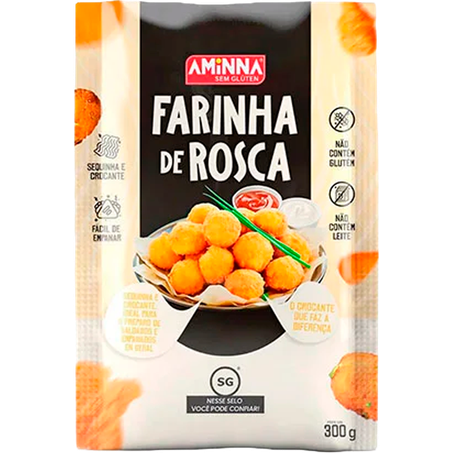 Farinha de rosca aminna sem glúten 300g