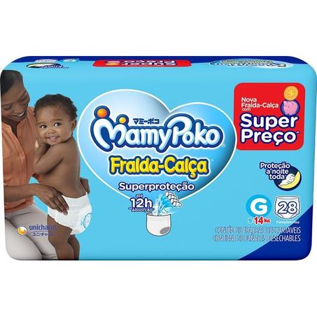 Fralda Desc Mamypoko 28un Superprotecao G Jumbo