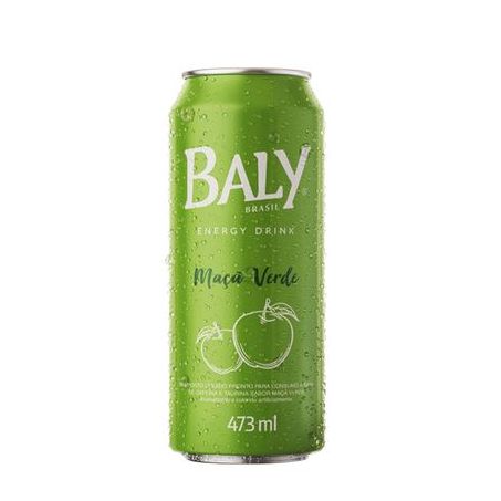 Energético Baly Maçã-Verde Lata 473ml