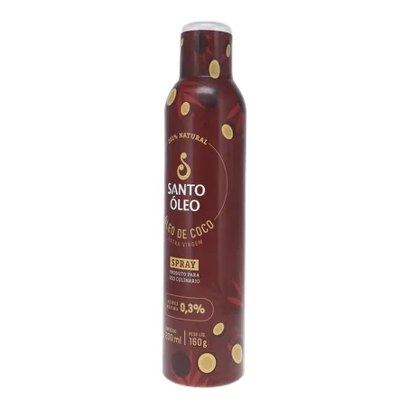 ÓLEO DE COCO EXTRA VIRGEM SPRAY 200ML - SANTO OLEO 360-3