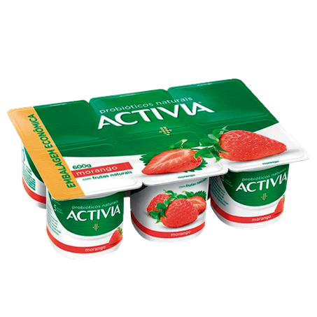 Iogurte danone activia morango bdj 600g