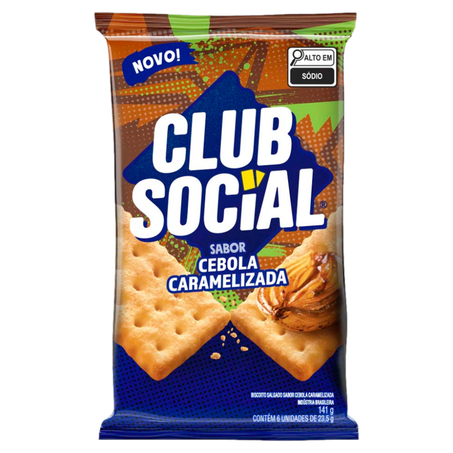 Biscoito Club Social Cebola Caramelizada 141G