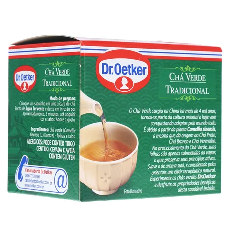 CHÁ DR OETKER VERDE TRADICIONAL SAQUINHO 10UN 360-14