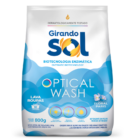 SABÃO PÓ GIRANDO SOL AZUL PARIS SC 800G