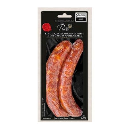 LINGUICA PRIETO 220G CALABRESA CURADA APIMENTADA