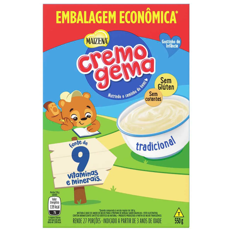 Mistura tradicional maizena cremogema 550g