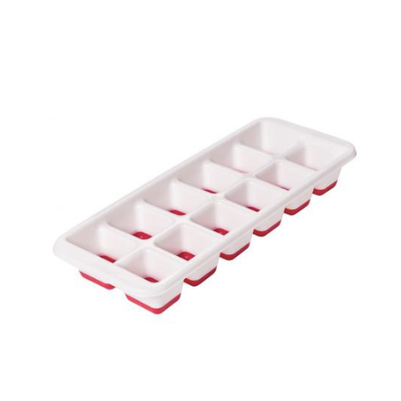 FORMA GELO PLASUTIL 24CM C/BORRACHA VERMELHO 