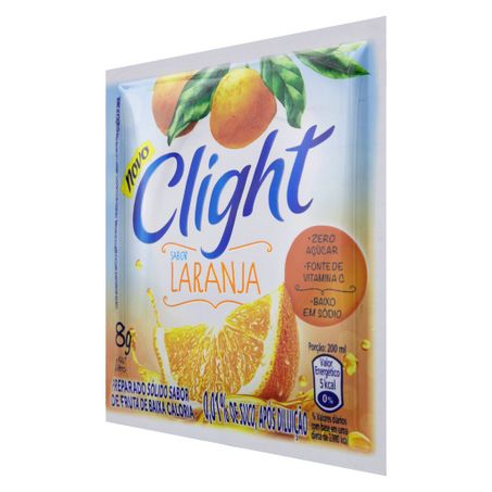 SUCO CLIGHT EM PO LARANJA 8G 360-1