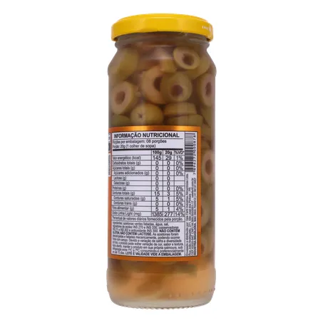 Azeitona Verde Vale Fértil Fatiada Vd 160g 360-14