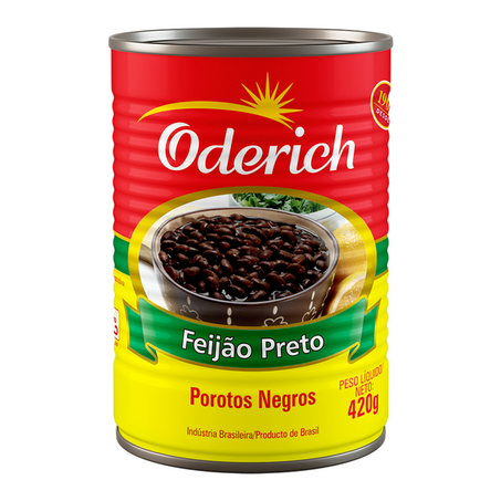 FEIJÃO PRETO EM CONSERVA ODERICH