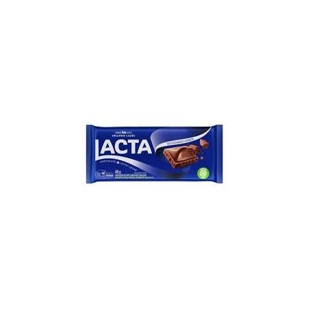 BARRA DE CHCOLATE LACTA AO LEITE 80G